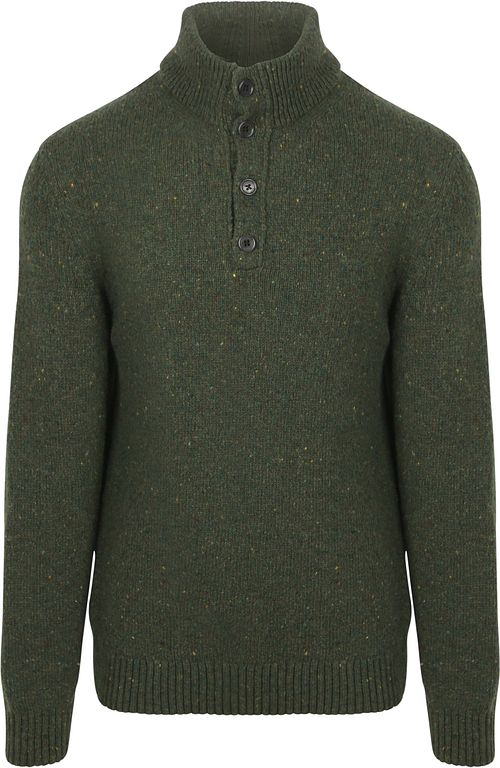 Gant Mocker Pullover Wool Blend Dark Green