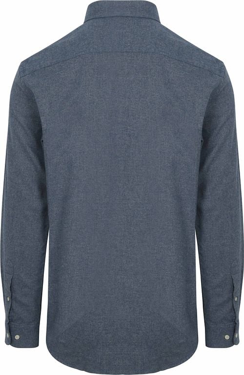 McGregor Overhemd Flanel Melange Blauw