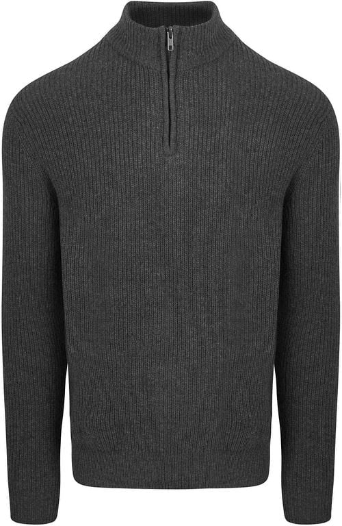 Steppin' Out Half Zip Pullover Lammwolle Anthrazit Product