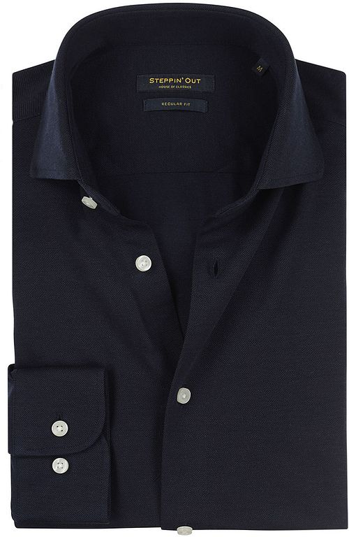 Steppin' Out Shirt Stretch Piqué Navy Product