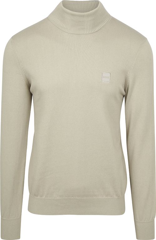 BOSS Pull Col Roulé Akiro Beige Product