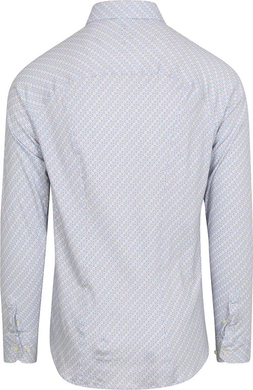 Desoto Shirt Print Light Blue Product / Achterkant