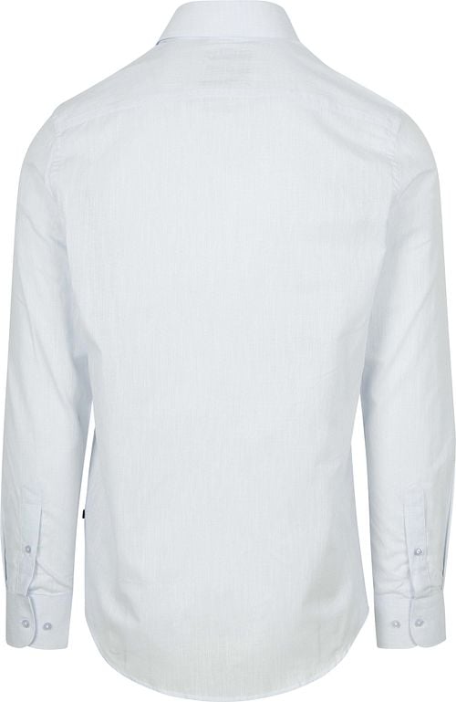 Suitable Shirt Cotton Slub Light Blue Product / Achterkant