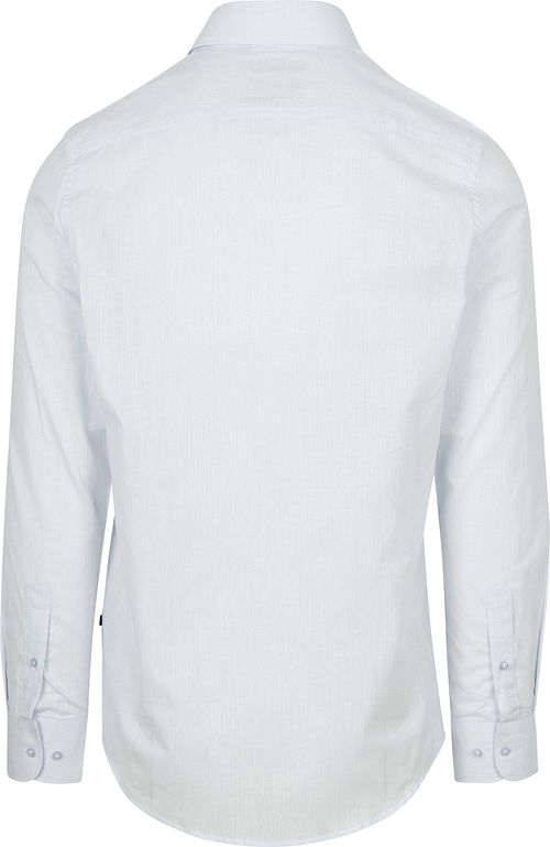 Suitable Shirt Cotton Slub Light Blue Product / Achterkant
