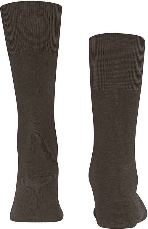 Falke Airport Sock Dark Brown Melange Product / Achterkant