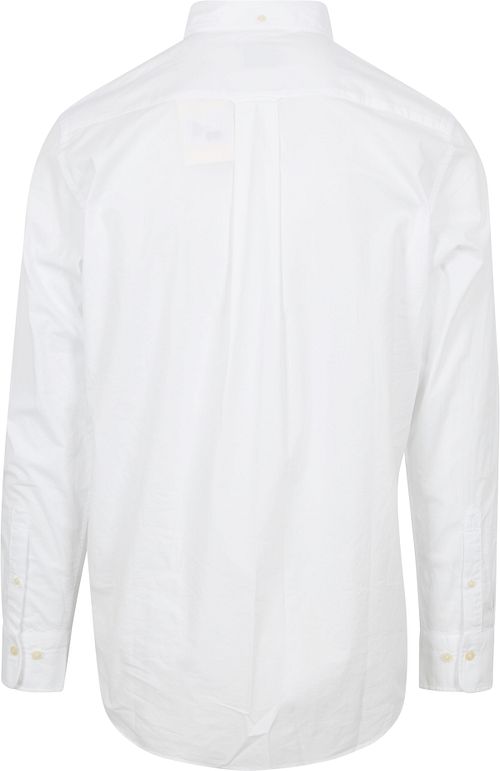 Gant Chemise Casual Poplin Blanc Product / Achterkant
