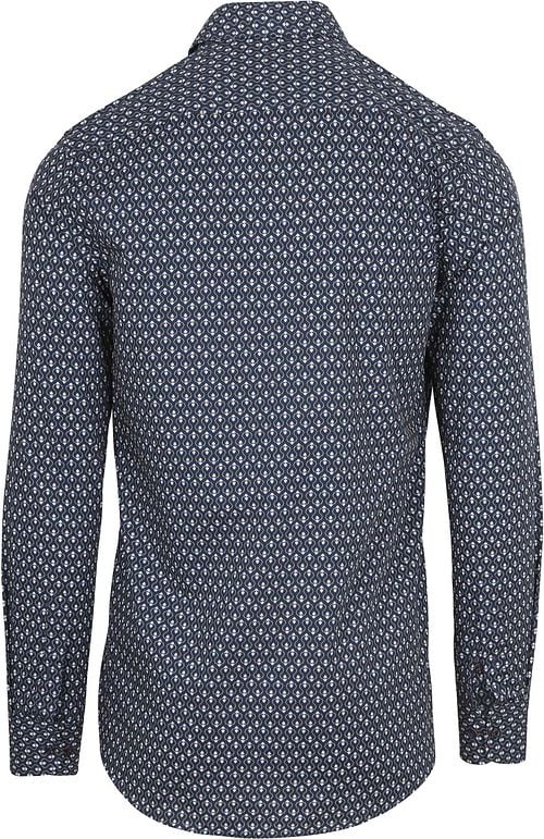 Suitable Shirt Print Navy Product / Achterkant