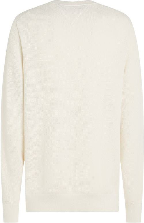 Tommy Hilfiger Structure Pullover Off White Product / Achterkant