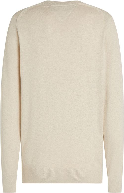 Tommy Hilfiger Pullover Cotton Kashmir Ecru Product / Achterkant