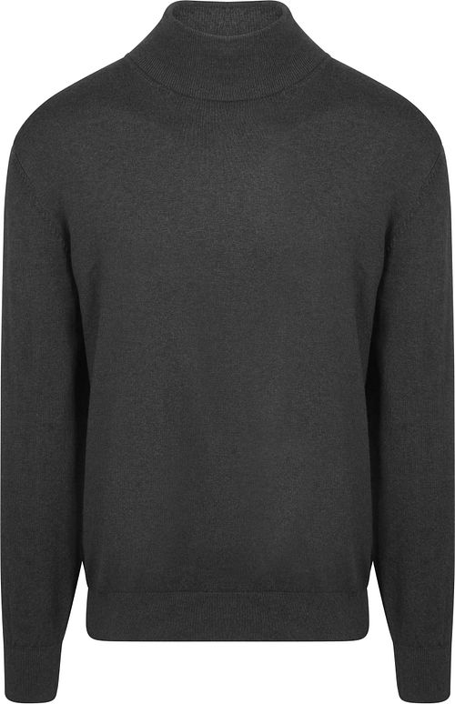 Steppin' Out Rollneck Pullover Cotton Cashmere Anthracite Product