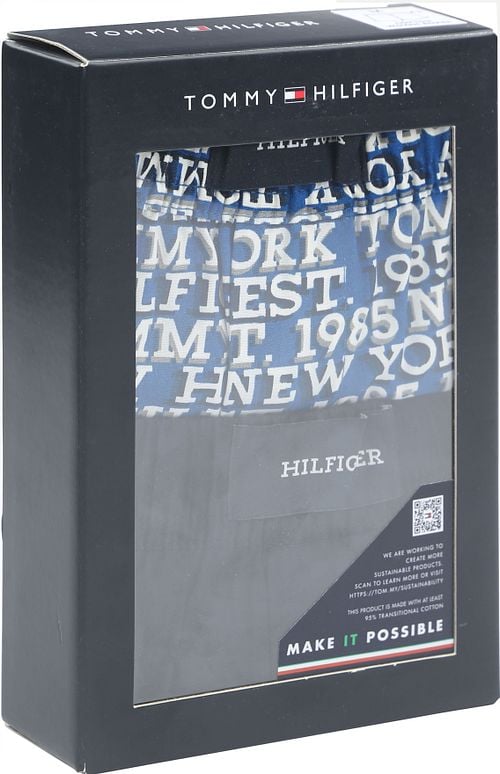 Tommy Hilfiger Boxer Woven 2-Pack Navy Blue Verpakking