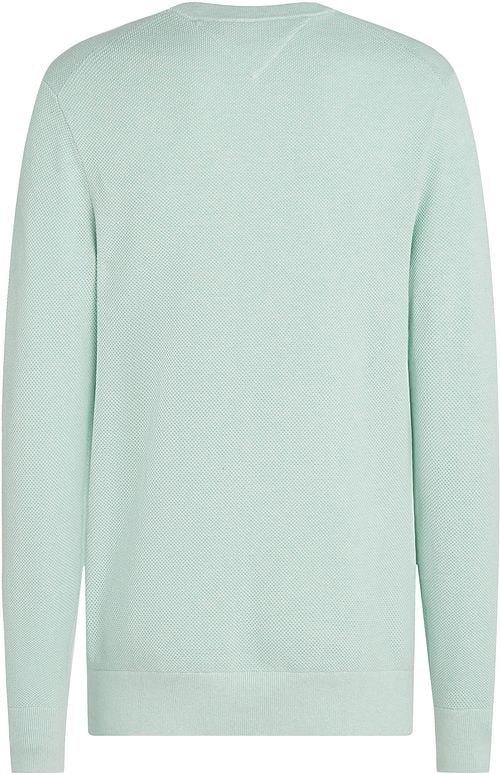Tommy Hilfiger Structure Pullover Mintgrün Product / Achterkant