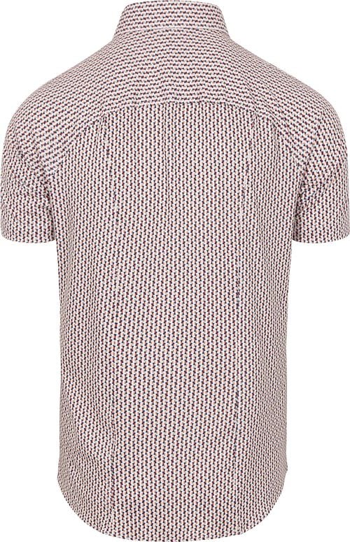 Desoto Short Sleeve Jersey Overhemd Print Multicolor Product / Achterkant