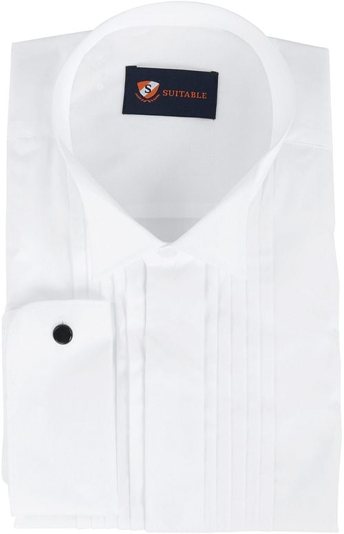Tuxedo Shirt Pleated White Wing Tip Product