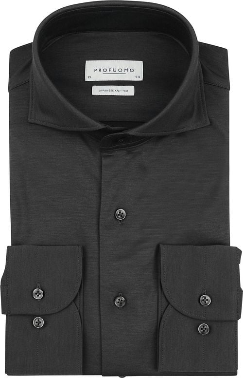 Profuomo Chemise Tricotée Japonais Anthracite Product