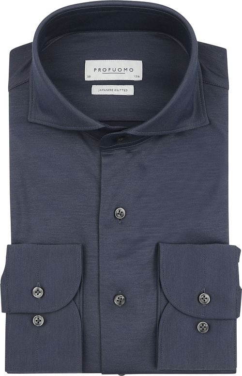 Profuomo Chemise Tricotée Japonais Marine Denim Product