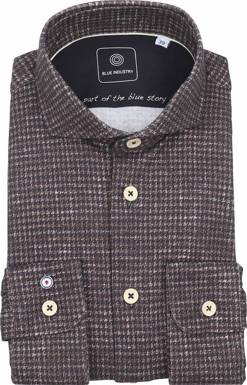 Blue Industry Slim-Fit Hemd Braun Product