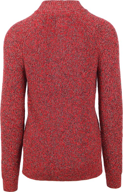 NZA Half Zip Sweater Ngamuwahine Red Product / Achterkant