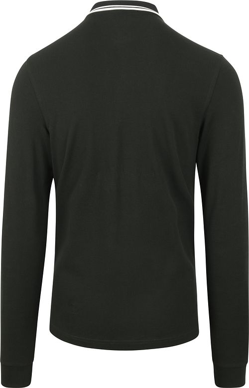 Fred Perry Longsleeve Polo Dark Green T50 Product / Achterkant