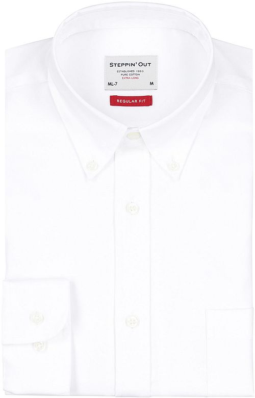 Steppin' Out Extra Long Sleeves Shirt Twill White Product