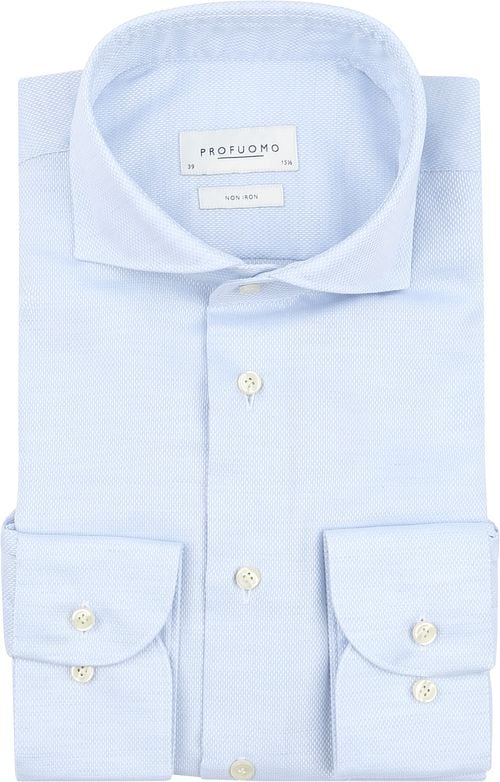 Profuomo Basketweave Shirt Light Blue Product