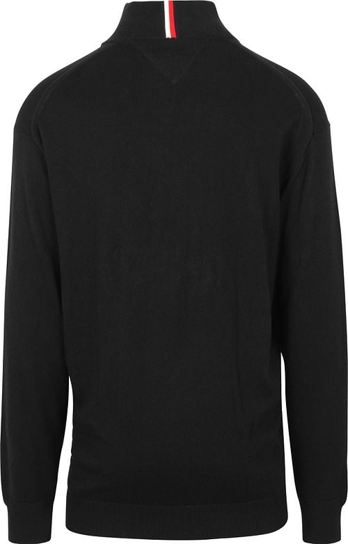 Tommy Hilfiger Big & Tall Half Zip Pullover Black Product / Achterkant