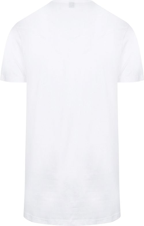 Alan Red Vermont Extra Lange T-Shirts Wit (2Pack) Product / Achterkant