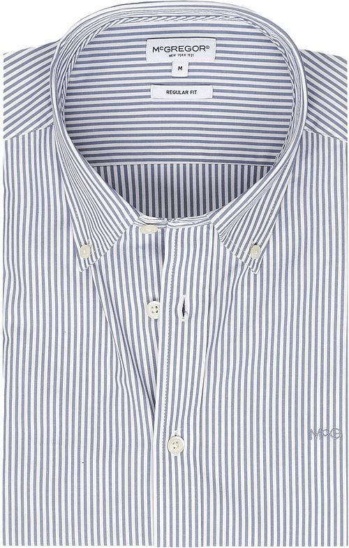 McGregor Chemise Poplin Rayures Bleu Product