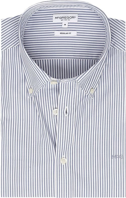 McGregor Shirt Poplin Stripes Blue Product