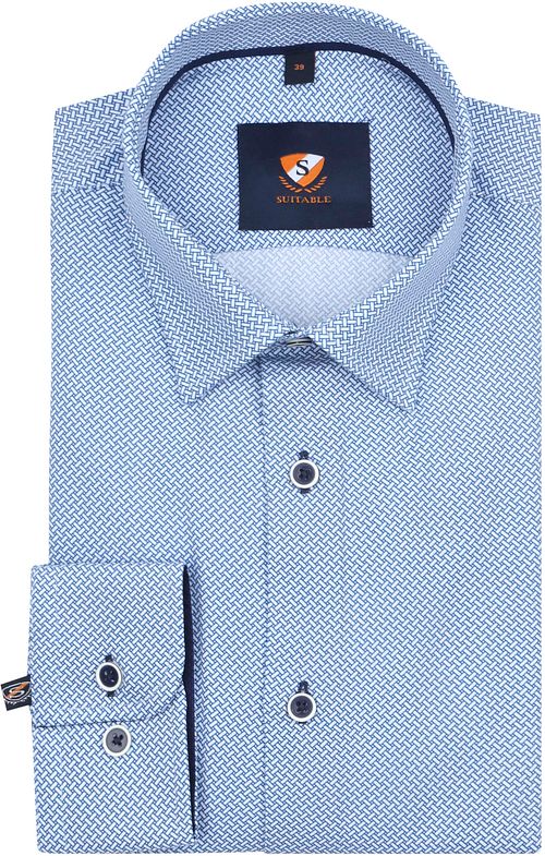Suitable Chemise 261-4 Imprimé Bleu Product