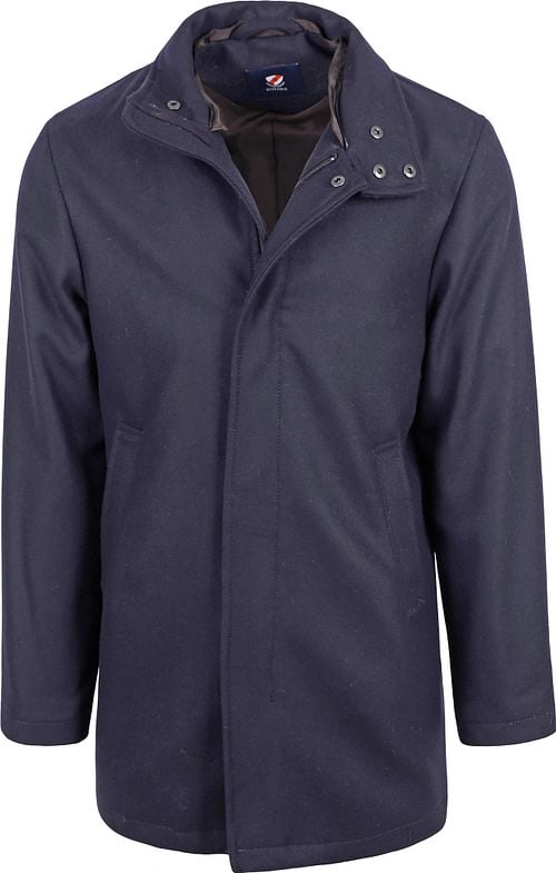 Suitable Hirsch Coat Wool Blend Navy Product