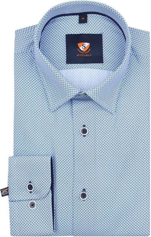 Suitable Shirt 261-4 Blue Print Product