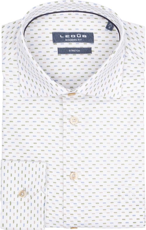 Ledub Shirt Print White Multicolour Product