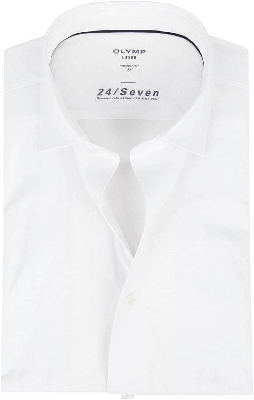OLYMP Luxor Modern Fit Jersey Stretch Shirt 24/Seven White Product