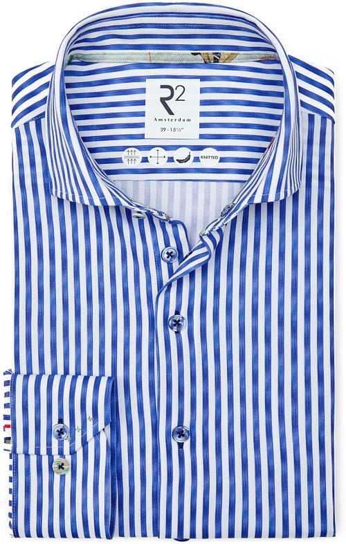 R2 Japanese Knitted Shirt Stripes Blue Product