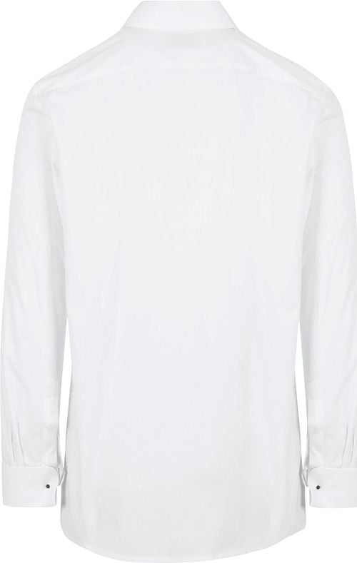 Chemise de smoking plissée Blanc Product / Achterkant
