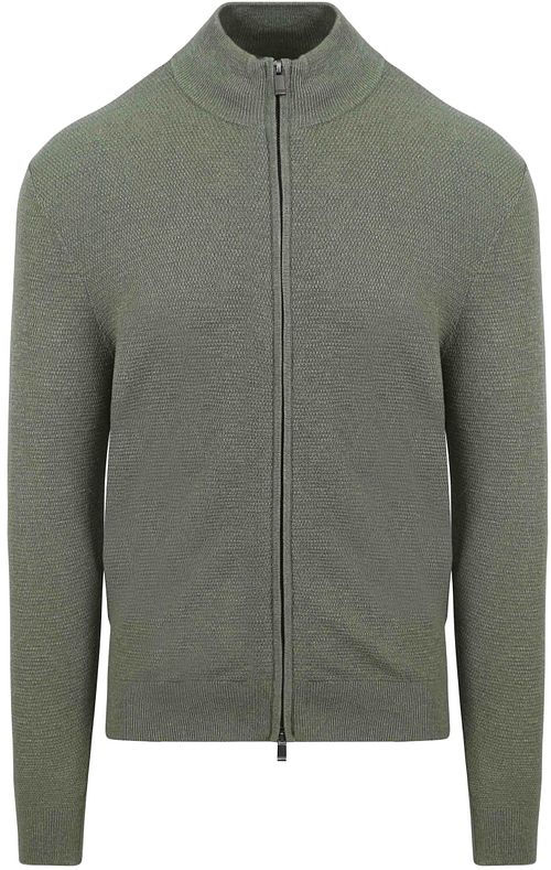 Suitable Strickjacke Struktur Grün Product