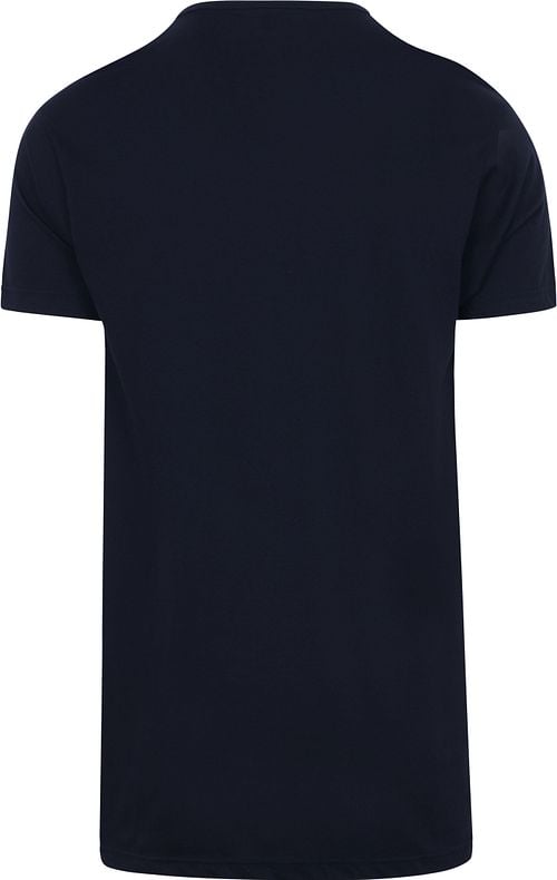 Alan Red Vermont Extra Long T-shirts Navy 2-Pack Product / Achterkant