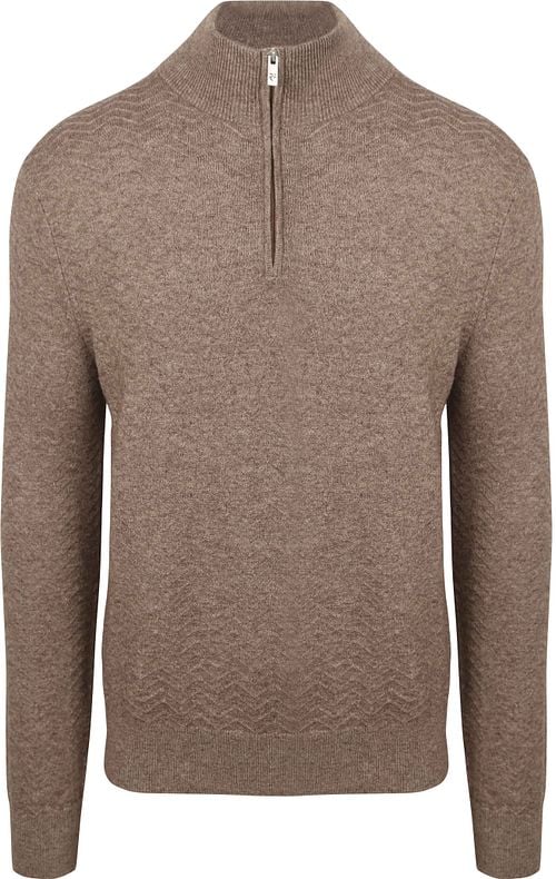 R2 Pullover Halfzip Weave Structure Taupe Product