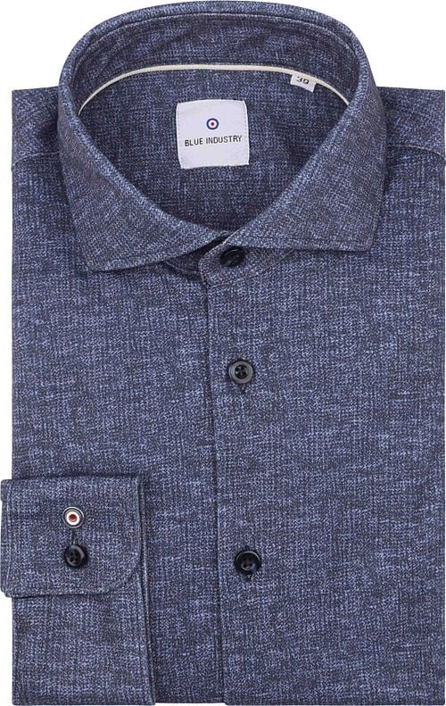 Blue Industry Shirt Print Dark Blue Product