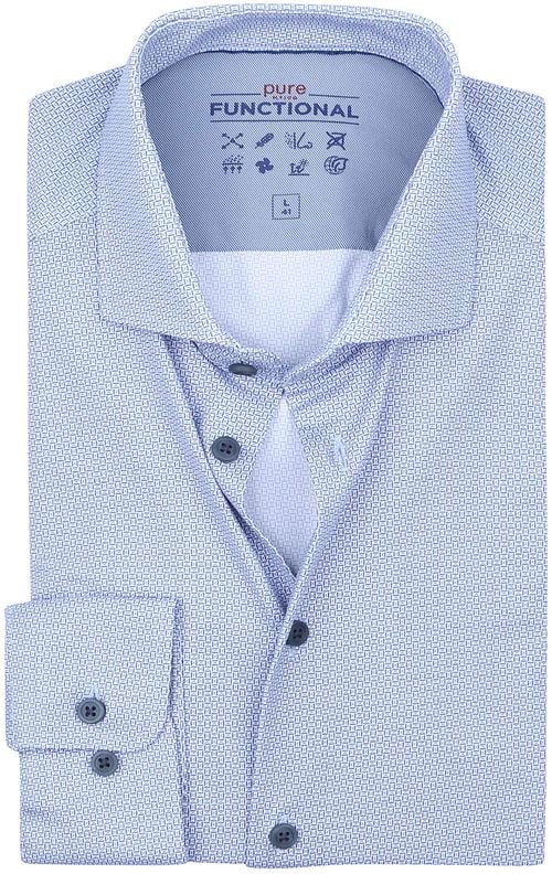 Pure The Functional Shirt Print Blauw Product / Detail