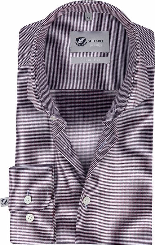 Suitable Shirt Bordeaux 187-3 Product