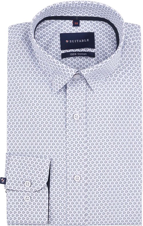 Suitable Shirt Construct Print White Product