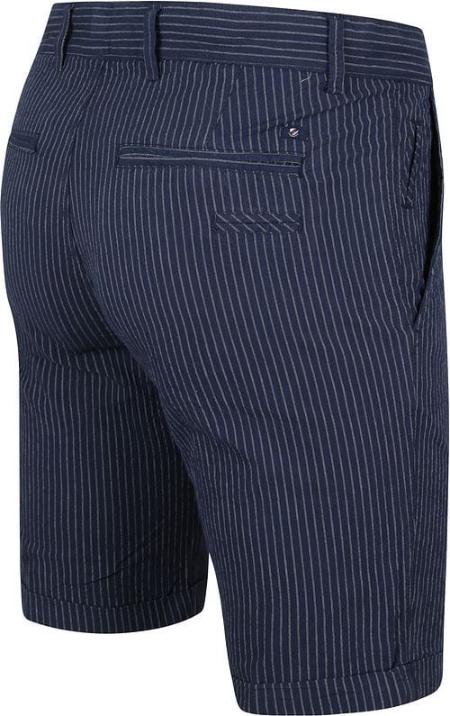 Suitable Aswin Short Dunkelblau Gestreift Product / Detail