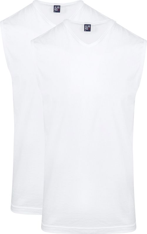 Alan Red Débardeur Minto Sans Manches Blanc (Lot de 2) Product