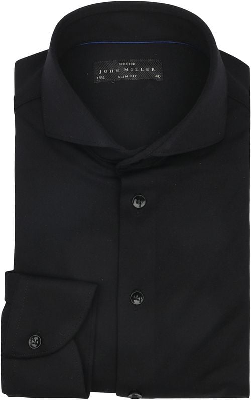 John Miller Shirt Hyperstretch Black Product