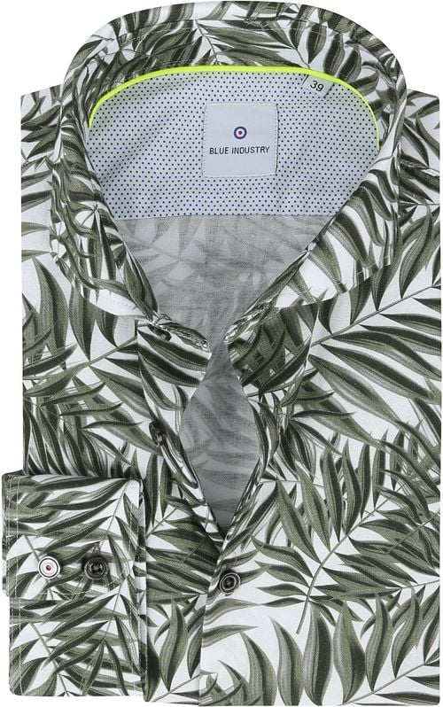 Blue Industry Shirt Leaf Dark Green Product