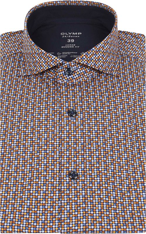 OLYMP Luxor Jersey Stretch Shirt 24/Seven Caramel Product / Detail
