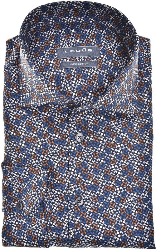 Ledub Shirt Print Dark Blue Product