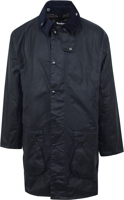 Barbour Border Wax Jacket Blue Product